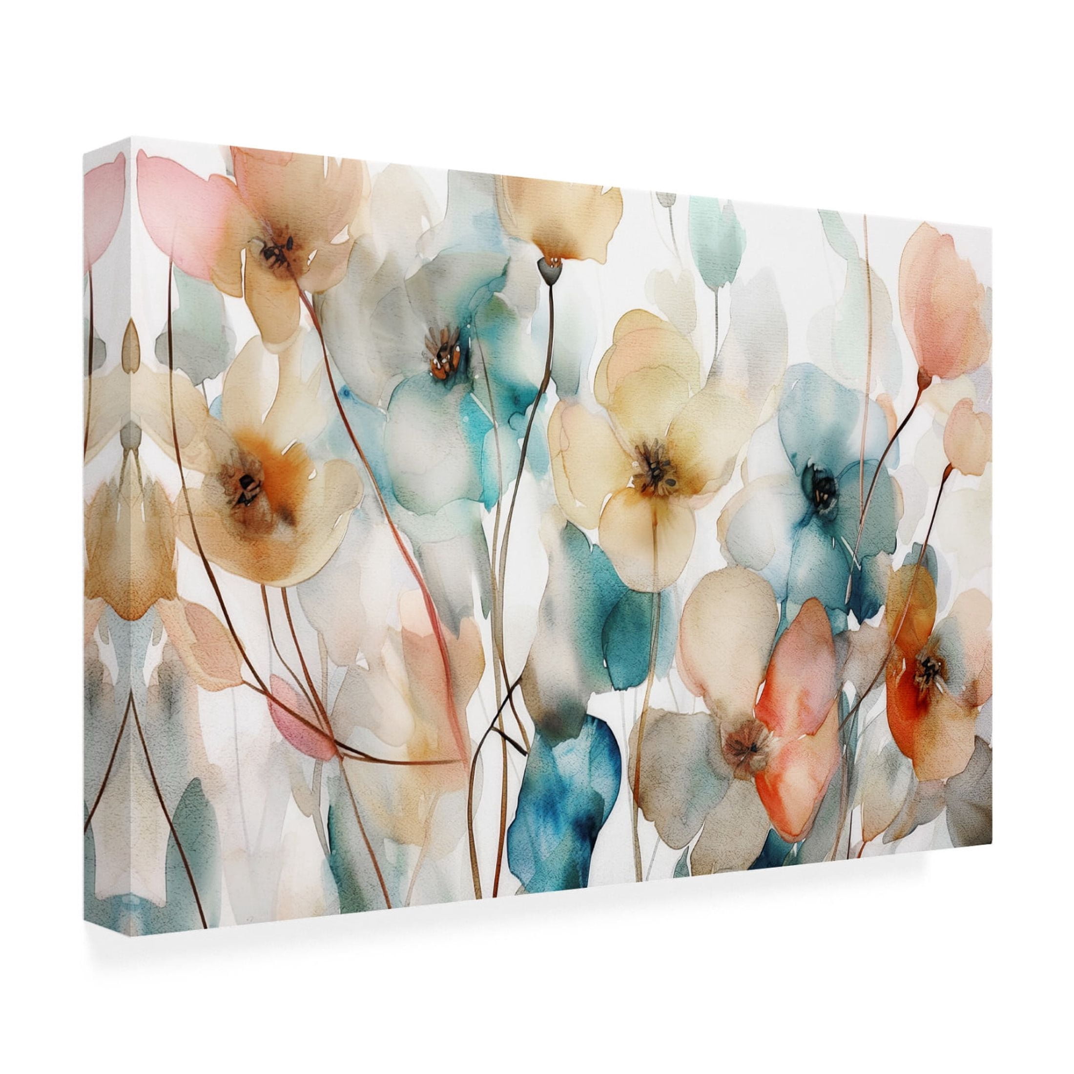 Canvas Wall Art - Sasha 'Tactile II' Wall Art for Living Room, Bedroom, or Office Décor by Trademark Fine Art - 32 x 22 Inches