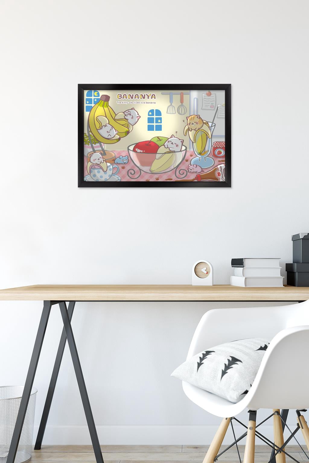Bananya - Nap Wall Poster, 14.725" x 22.375" Framed