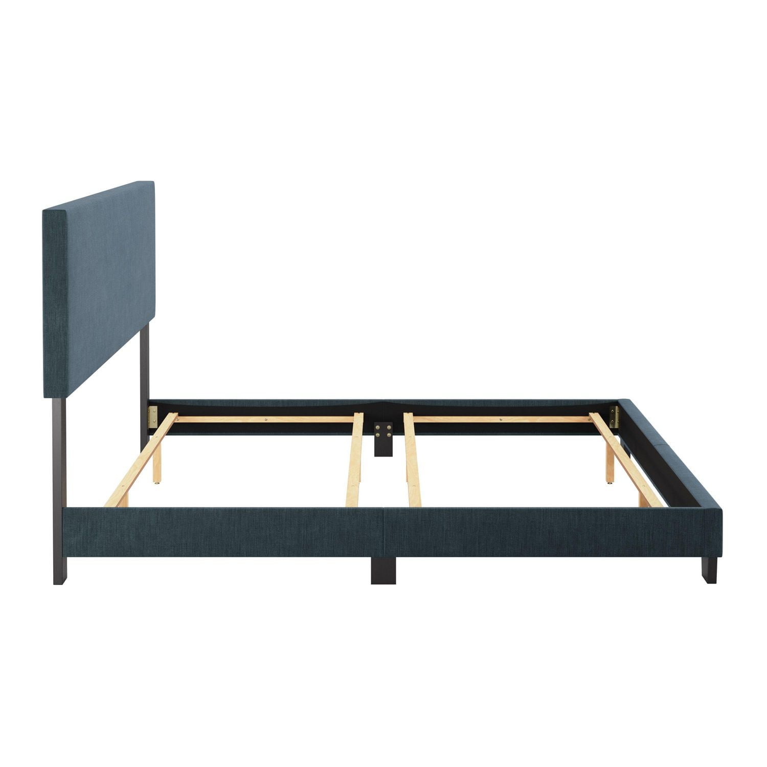 CorLiving Celeste Modern Upholstered Adult King Bed Frame with Headboard, Box Spring Required