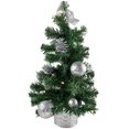 thumbnail image 1 of Riffelmacher Árbol de Navidad decorativo resplandor 50 cm 20258 - Plata - Árbol de Navidad con anillo de luces de hadas Bolas de árbol de Navidad Ormromra LN-1703, 1 of 5