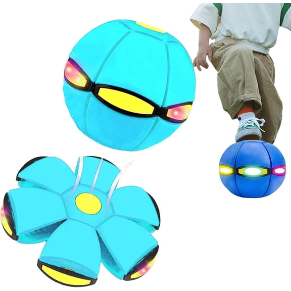Student's Bouncing Ball Magic Meta Ball - Bouncing Balls Magic Metaball Flying Saucer Bouncy Balls, Parent Interaction (Light Blue)