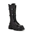 thumbnail image 1 of NINE WEST Carlyn2 Combat Women/Adult shoe size Women 6  Boots CARLYN2-BLK Black Leather, 1 of 1