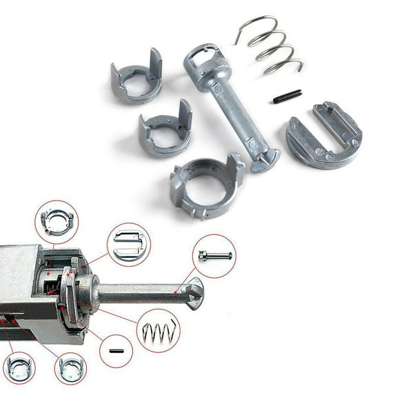 Car Door Lock Cylinder, Accessories for BMW E46 Repair Kit, Door Lock 323i 325i 328i 51 21 8 51218244049 049 244