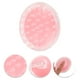 thumbnail image 3 of Cepillo de champú para cabello con mango único 1 Pc para masaje en la cabeza 3.46"x3.03"x2.76" Rosa Claro, 3 of 6