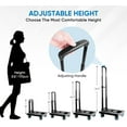 thumbnail image 5 of Folding Portable Dolly Cart, Black, 4-Wheel, 110 lbs Capacity, Adjustable Handle, Silent Wheels, 5 of 8