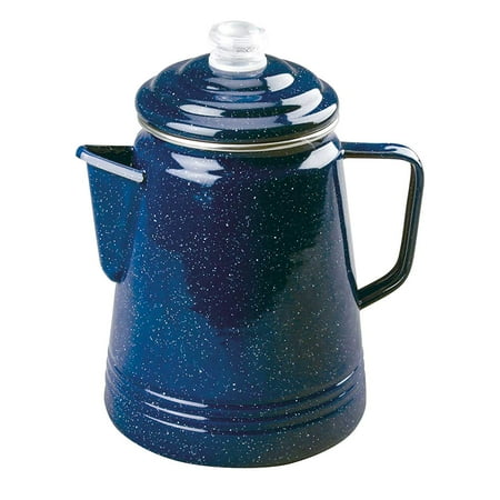Coleman Stainless Steel 12 Cup Enamelware Percolator, 14 Cup, Camping percolator quickly brews up to 14 cups of coffee on a camping stove or grill By Coleman ()