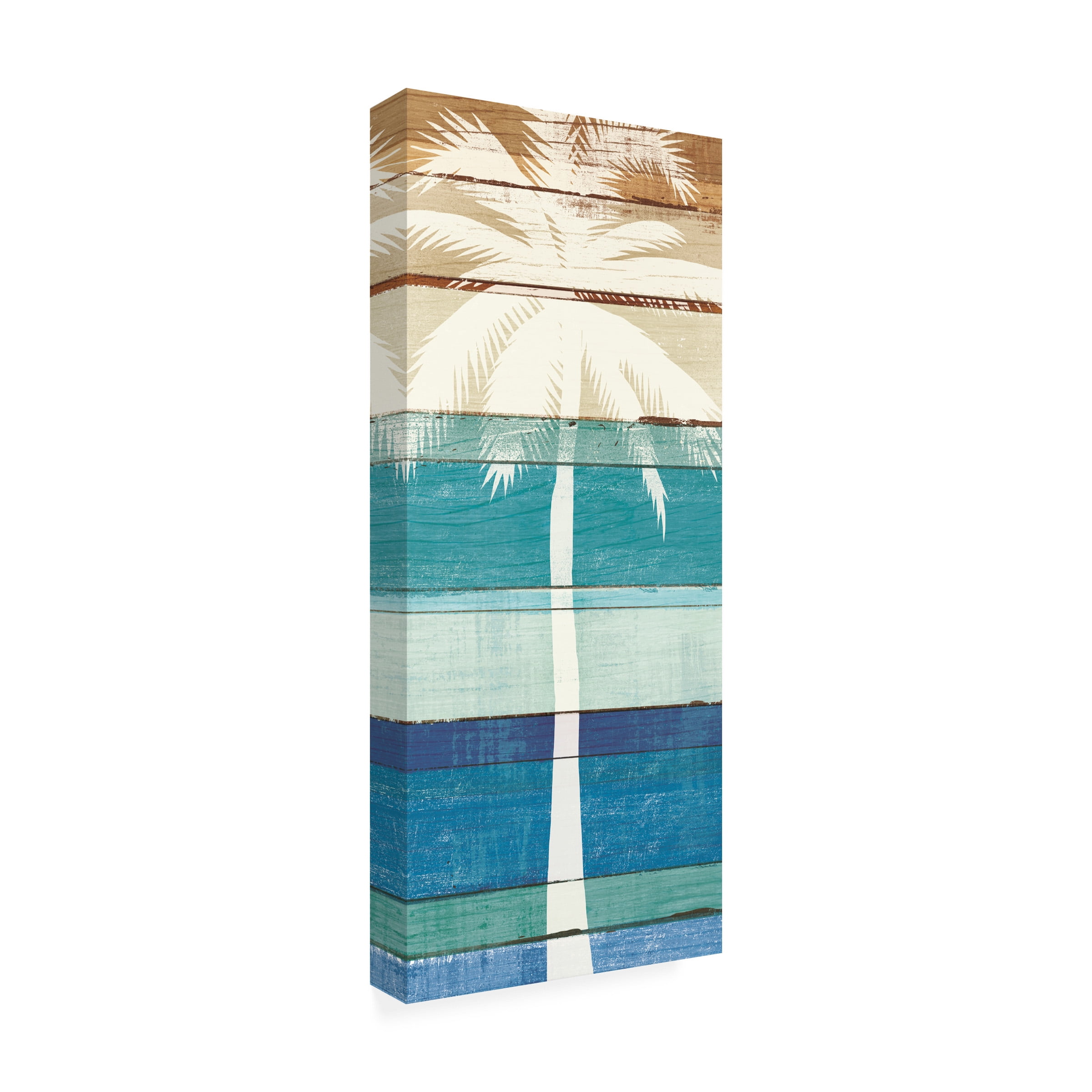 Michael Mullan 'Beachscape Palms V' Canvas Art