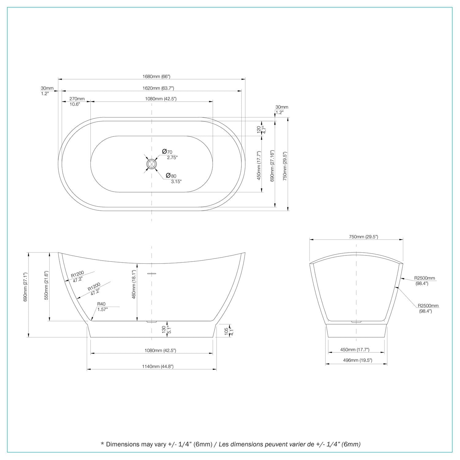 A&E Bath and  Shower Tundra-BLK