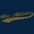 thumbnail image 2 of UGP Campus Apparel San Antonio City Baseball Script Basic Cotton T-Shirt - Medium - Navy, 2 of 7