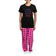 thumbnail image 4 of CafePress - I Have No Idea What I'm Doin Women's Dark Pajamas - Women's Short Sleeve Print T-Shirt and Pants Dark Cotton Pajama Set, 4 of 7
