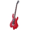 thumbnail image 4 of 6-String Beginners Electric Guitar with Accessories Pack, H-S-H Pickup, Burning Fire Style (Red), 4 of 10