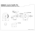 thumbnail image 2 of Kingston Brass Royale Single Handle Tub Faucet, 2 of 2