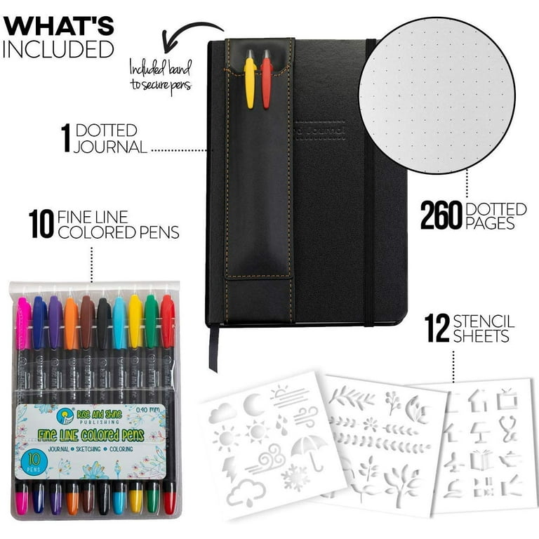 Bullet Journal Pen and Notebook Starter Set - Emerald NEW LT355280+P91446