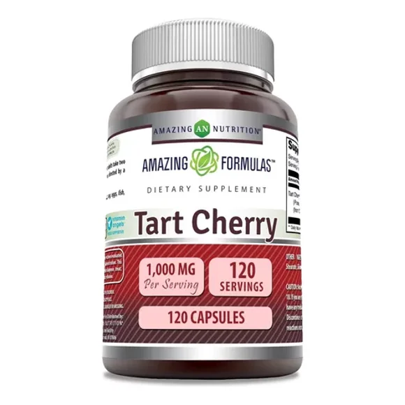 Amazing Formulas Tart Cherry | 1,000 Mg Per Serving | 120 Servings | 120 Capsules