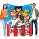 thumbnail image 1 of Los Niños de la Libertad anti-pilling, suave, ligera, esponjosa y acogedora de lujo para hogar y cocina – Perfecta para niños y adultos,100X130cm, 1 of 6