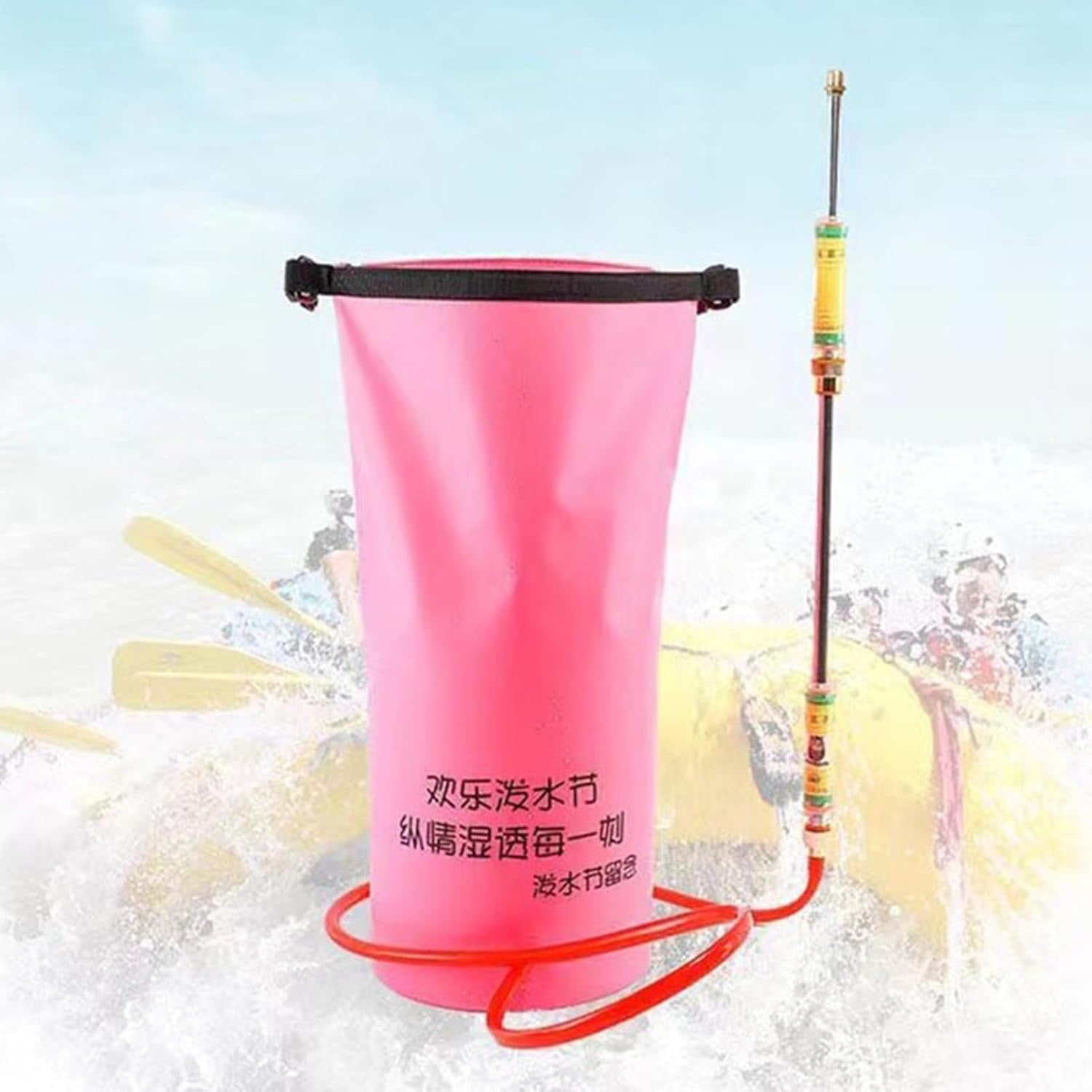 Mnhhatv Large Water Squirter Backpack - Continuous Spraying Water Soaker with Large Capacity Tank, Ideal for Outdoor Pool Games, Beach, Yard Play, or Family Events for Endless Fun