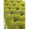thumbnail image 3 of Furniture of America Gabriele Contemporary Upholstered Dining Bench, Green, 3 of 5