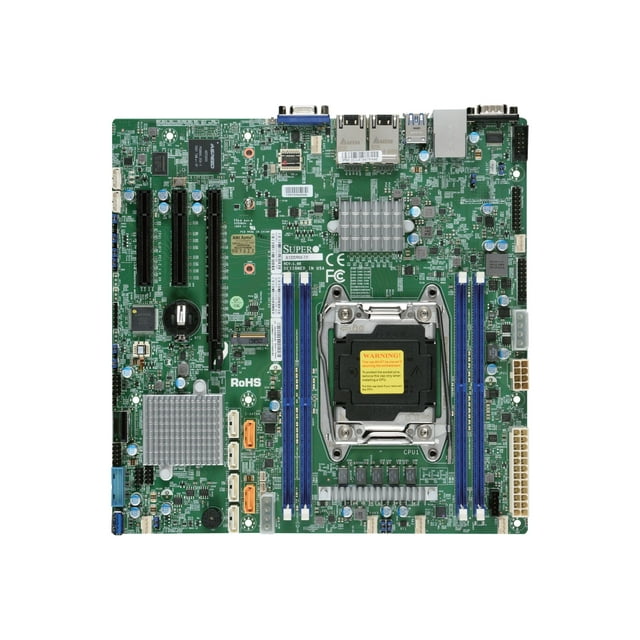 SUPERMICRO X10SRM-TF - Motherboard - micro ATX - LGA2011-v3 Socket - C612 Chipset - USB 3.0 - 2 x 10 Gigabit LAN - onboard graphics