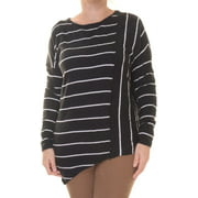 INC International Concepts Womens Striped Wool Blend Sweater