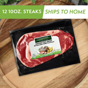 Thomas Farms Ribeye Box, Twelve 10 oz Steaks