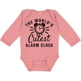 thumbnail image 3 of Inktastic The Worlds Cutest Alarm Clock Boys or Girls Long Sleeve Baby Bodysuit, 3 of 5