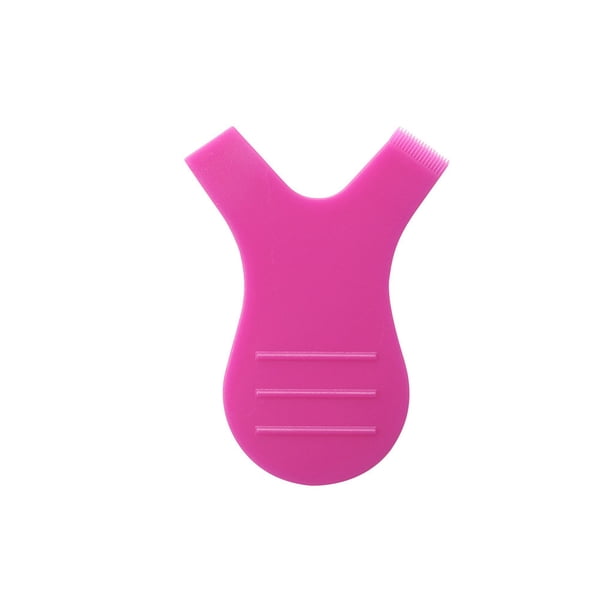Minnieouse Paquete de 10 cepillos para extensión de pestañas, elevador de pestañas en forma de Y, varillas coloridas multifunción, Mini Pinceles de maquillaje y herramientas rosa