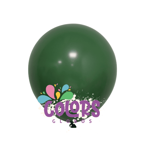 COLORS GLOBOS 12 pulgadas VERDE MANZANA bolsa con 100 piezas para fiesta y decoración.
