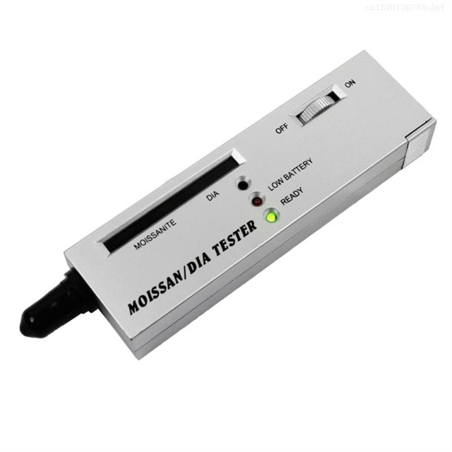 Selector de Diamantes para Joyería, Herramienta de Prueba de Diámetro de Moissanita, Probador de Piedras Preciosas Electrónico LED, Herramientas Profesionales