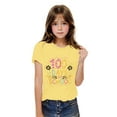 thumbnail image 6 of Babcutegg Kids Short T-Shirts for Girls Boys Short Tops Sleeve Fashionable Cotton Pullover Yellow Size 5 Years, 6 of 6
