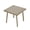 Dark Brown, variant on Outdoor Side Table Aluminum Patio End Table Metal Square Small Table Waterproof Rustproof for Balcony Deck Backyard Poolside, Dark Gray