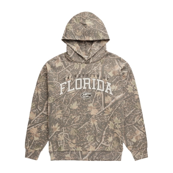 Men's Uscape Apparel Camo Florida Gators Back Bay Fleece Hoodie