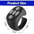 thumbnail image 6 of Fingertip Bluetooth Remote Control Ring – Wireless Scrolling Ring Page Turner, Video Controller, Camera Remote Shutter for Phones & Tablets, Rechargeable, 6 of 6