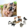 thumbnail image 3 of Juguete de figura animal, juego de animales aprendidto juguete educativo realista pvc 12 pc para niños, 3 of 7
