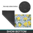 thumbnail image 6 of Lemon and Tile Blue Pattern Anti Fatigue Kitchen Rugs Set Of 2, Non Slip Washable Decorative Floor Mats for Kitchen Sink Laundry, 17"x30" and 17"x47", 6 of 6