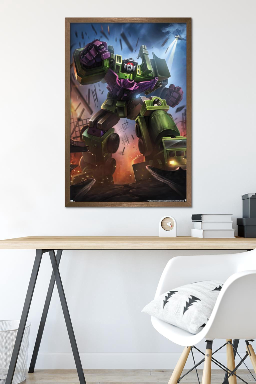 Hasbro Transformers - Devastator Wall Poster, 22.375" x 34" Framed