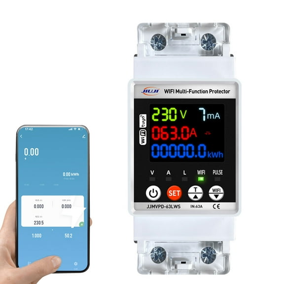 Circuit breaker,Display Switch Adjustable With Meter Circuit Display Wifi Circuit Adjustable T With Multicolor WiFi version