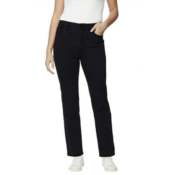 Buffalo Women's High-Rise Straight Leg Jean (Black,14)
