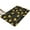 Black Sunflower Word, variant on Yellow Dot Sunflower Bee Pattern Flannel Non Slip Door Rugs,Washable Door Mats Indoor,Decorative Door Mats,Dirt-Resistant and Absorbent Doormat for Entrance,Bedroom,Kitchen,Bathroom,23.5x16in(60x40cm)
