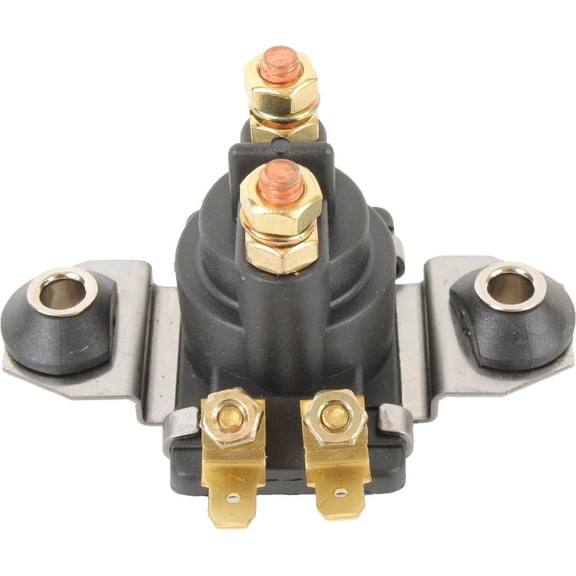 Mercury Outboard Starter Solenoid 12V 4-Terminal Compatible with 20 25 30 40 50 55 60 65 80 90 HP Mariner MerCruiser 89-825842A1 89-818997A1