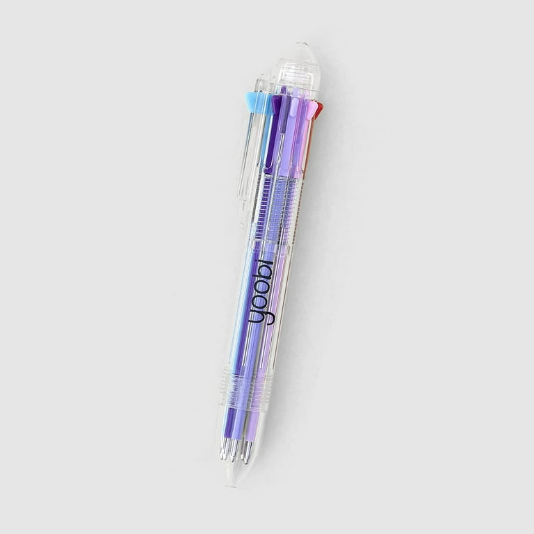 Rainbow Writer - Space Multicolor Pen from Deluxebase. 8 in 1 Retractable  Ballpoint Pen. Colored Pens for Kids Back to School Supplies and Office