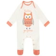 thumbnail image 2 of Harry Bear Baby Owl Long Sleeve Sleepsuit and Hat Set Sizes 3-18 Months, 2 of 3