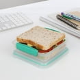 thumbnail image 5 of Sistema Klip It Lunch Plus with Sandwich Plastic Food Storage Containers, Set of 2, 5 of 7