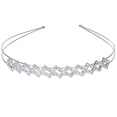 thumbnail image 1 of Miangastore Rectangular Style Wedding Bridal Hair Barrettes, Hairband, Hair Clip, Hair Loop (Sliver), 1 of 5