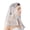 White, variant on Lace Flower Veil Women Catholic Church Headscarf Mantilla Headwrap for Parties