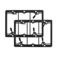 thumbnail image 1 of Soporte de montaje TENINYU de 3 módulos para baja tensión, paquete de 2, 1 of 6