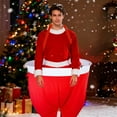 thumbnail image 2 of Santa Pants Snowball Fight Red and White Christmas Snowball Toss Activity Game Party Toss Game for Families Yard Indoor Outdoor, 2 of 6