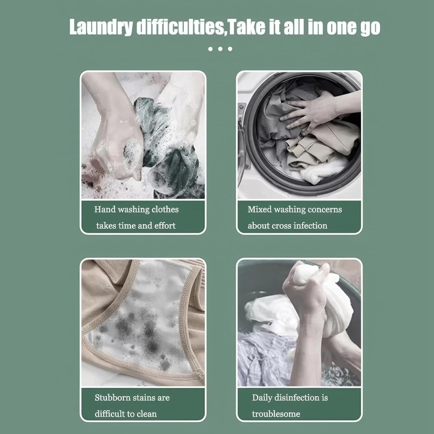 HPZZ Mini Automatic Washing Machine, Portable Washing Machine and Dryer, Fully Automatic Mini Portable Washing Machine, Mini Washing Machine, Deep Cleaning of Underwear,Baby Clothes and Small