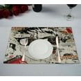 thumbnail image 1 of ABPHQTO Juego de 2 manteles individuales de mesa para adolescentes modernos 30x45 cm, 1 of 2