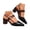 Black, variant on Pandaie Block Slingback Heels for Women Pointed Closed Toe Chunky Heeled Pumps Business Work Party Slip on Dress Sandals Shoes Beige Size 6