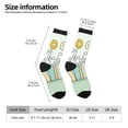 thumbnail image 2 of Vsdgher Books Crew Socks for Men & Women, Breathable Casual Athletic Ankle Socks, 2 of 6